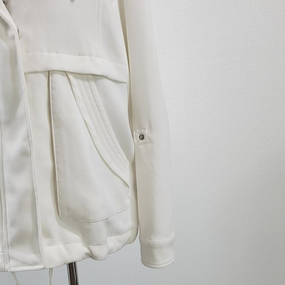 KENSIE crepe blouson jacket Sz S - Picture 4 of 12